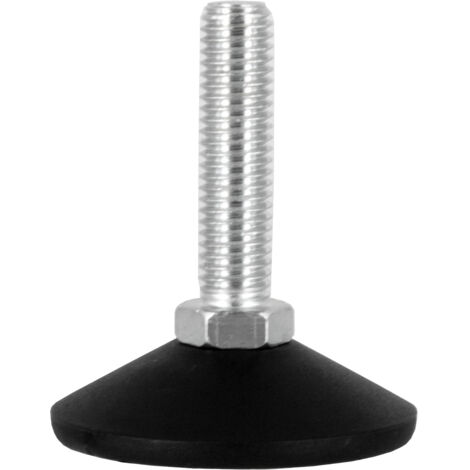 BL PIEDINO REGOLABILE ZINCATO MA10 X D 40 MM 4 PZ- 5,0 blister