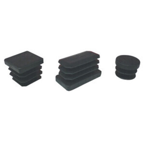 BL PUNTALE ALETTATO TONDO 24 MM NERO 8 PZ- 6,0 blister
