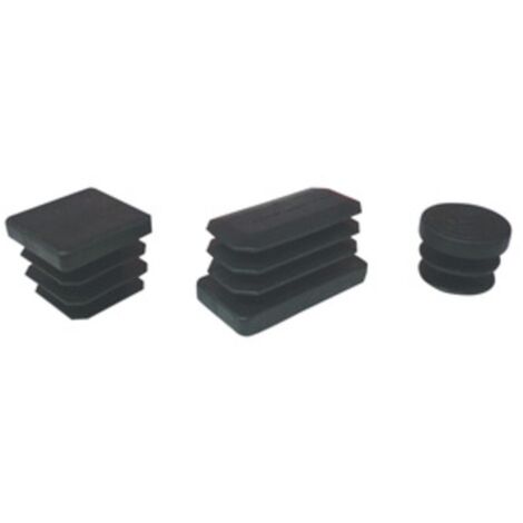 BL PUNTALE ALETTATO TONDO 24 MM NERO 8 PZ