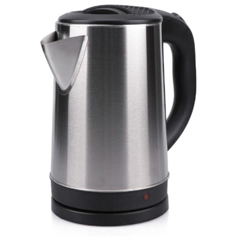 Black 2.3L stainless steel electric kettle, electric tea kettle with automatic shut-off, EU plug, 220V