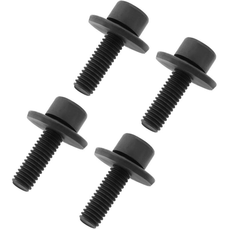Black 4pcs Blade Clamp Hex Bolt Metal Fixing Bolt Accessory Compatible with Circular Saw