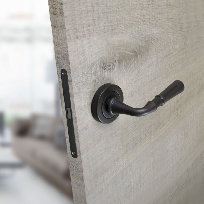 Mengual - Rosace P133Nf Modèle Albin Black Forge - Rosace albin Black Forge Aged - Design by Work Studio