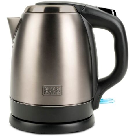 Black &amp Decker BXKE2202E elektrischer Wasserkocher 1,2 L 2200 W Edelstahl