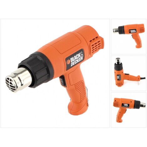 Black &amp Decker KX1650 gun de heat 740 l/min 600 °C 1750 W Red