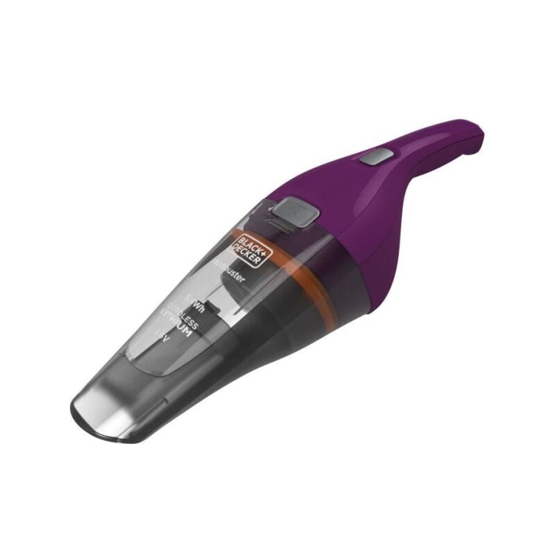 Black&decker - Aspirateur a Main - Mini sans fil NVC115W-QW - 8 aw - 3,6 v 1,5 Ah - Bordeaux