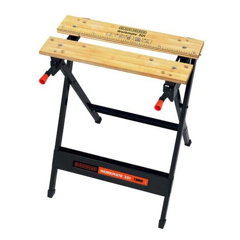 Black and Decker - Banco da lavoro portatile Workmate® 760 mm carico massimo 160 kg - WM301