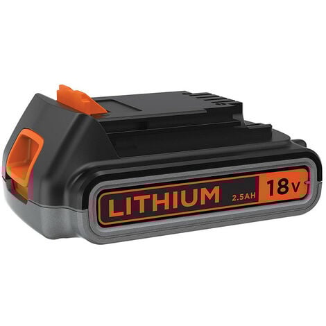 Black and Decker - Batteria 18 V 2.5 Ah agli ioni di litio - BL2518