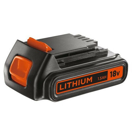 Black and Decker - Batterie Lithium-Ion 18V 1.5Ahv