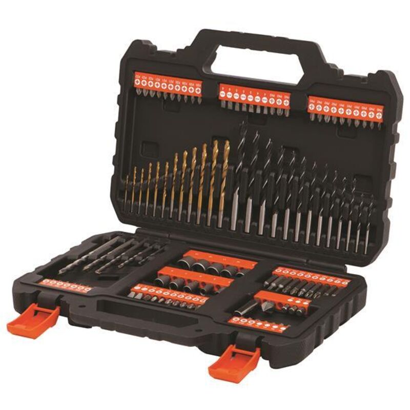 Black&decker - black + decker A7200-XJ A7200 Mixed Drilling and Screwdriving Set 109 Piece B/DA7200