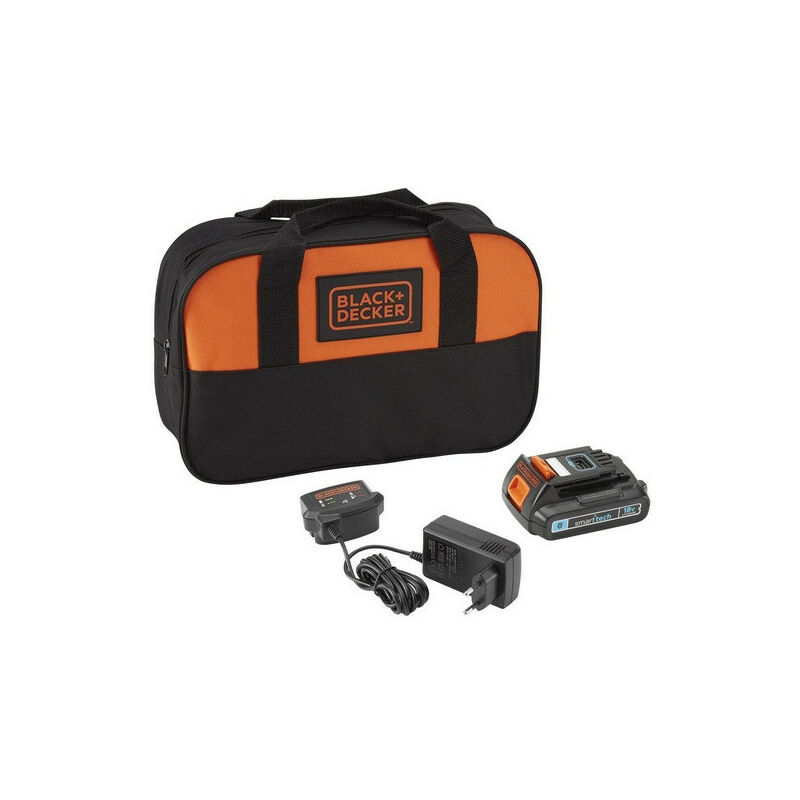 

Black and Decker - Kit cargador con batería Smart Tech 18V - BL2018ST1AS