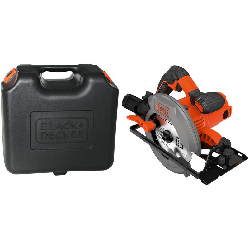 

Black&decker - Negro + Decker sierra circular 'CS1550K-QS' 1500W