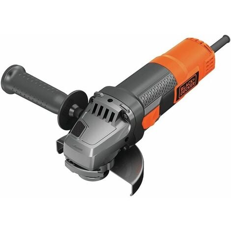 BLACK & DECKER Black And Decker Smerigliatrice Angolare 115Mm Arancio-Nero 900W Beg210-Qs