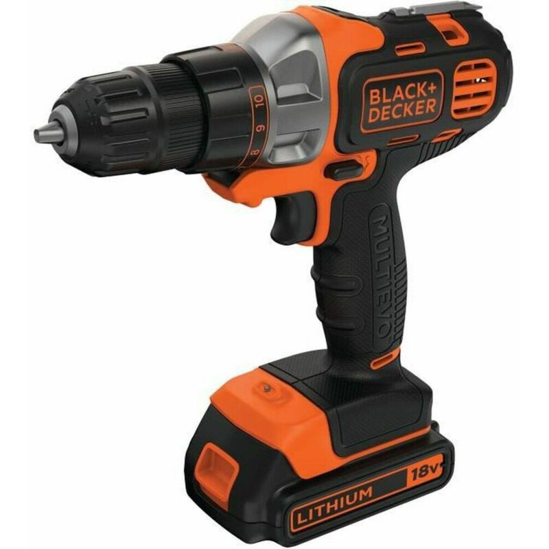 Black+Decker MT218K-QW taladro atornillador 18V negro naranja