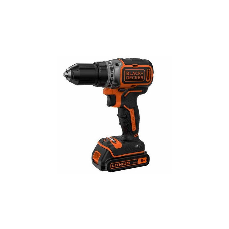 

Black and Decker - Taladro de Batería 18V 1.5Ah Li-Ion 13mm - BL186KB
