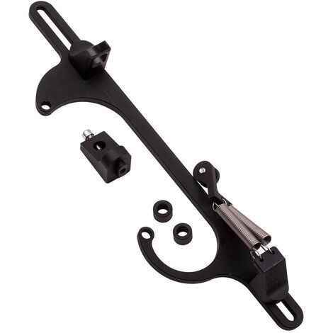 Black Billet Throttle Cable Carb Bracket for 4150 4160 series Carburetor base