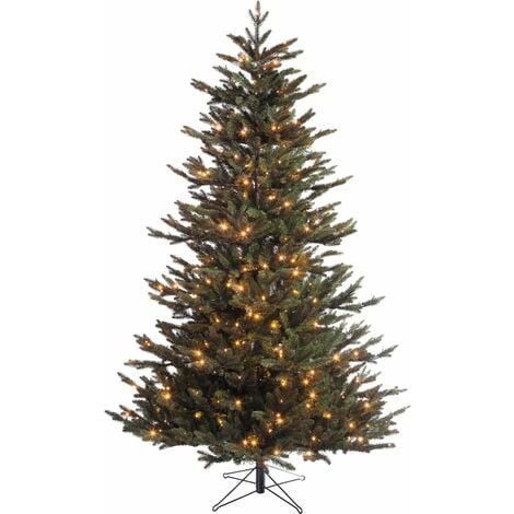 Black Box Trees Weihnachtsbaum Macallan grün 155 cm mit LED Weihnachtsbaum