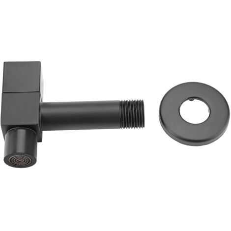 Black Brass Square Washing Machine Faucet Wall Mount Laundry Cold Water Tap(Mop Pool)