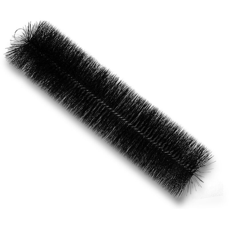 Brosse filtrante Black Brush pour Bassins et Étangs, Lot de 24, Filtration et Élimination de particules, 60 cm x Ø15 cm, Noires, Polypropylène