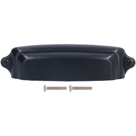 Black Cabinet Pulls Zinc Alloy Shell Handle Surface Oxidation Durable Not Rusty Environmental Protection Simple Design Drawer Handles for Cabinets Drawers