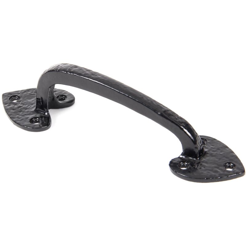 Black Cast 8' Gothic Pull Handle - From The Anvil