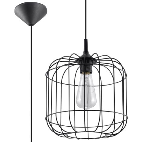 Black CELTA pendant lamp