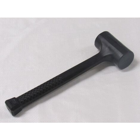 Black Dead Blow Mallet 0.5lb - 8oz Hammer DIY Tool Recoil Camping Tent Recoil 0.2KG
