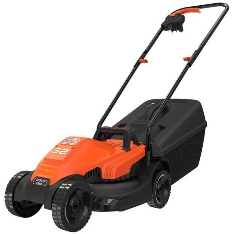 Tondeuse Électrique BLACK+DECKER BEMW451 – 1200W, Largeur de Coupe 32cm - vue 3