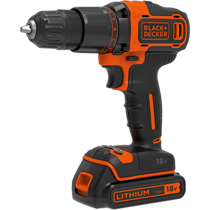 Black&decker - BCD700S1K 18v Combi drill 10mm keyless chuck