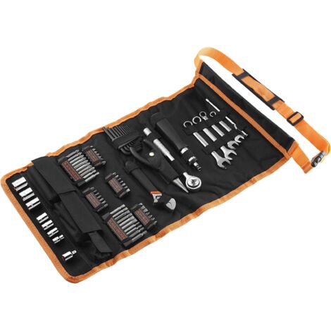 Black-Decker A7063-QZ kit attrezzi 77 pezzi nero
