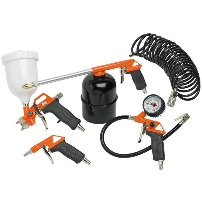 

Black&decker - BLACK + DECKER Accesorios neumáticos 5 piezas 0,5 L