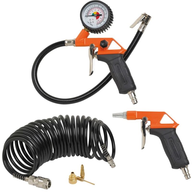 Black+Decker 9045854BND - Set d'accessoires pour compresseur d'air (6pcs) - Euro