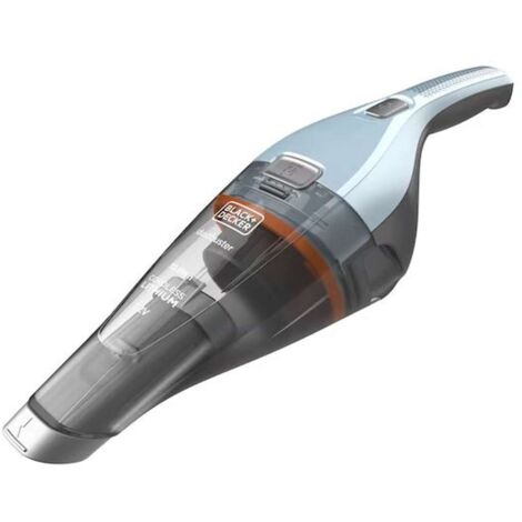 BLACK+DECKER - Aspiradora de mano inalámbrica 7,2V, estación de carga, azul/gris NVC215W-QW