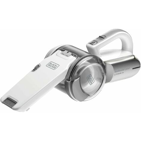 Black & Decker – Aspirateur à main sans fil 18V – Puissance d'aspiration 35AW – Autonomie 10-11 min – Réservoir 440 ml – Technologie cyclonique – PV1820LQW