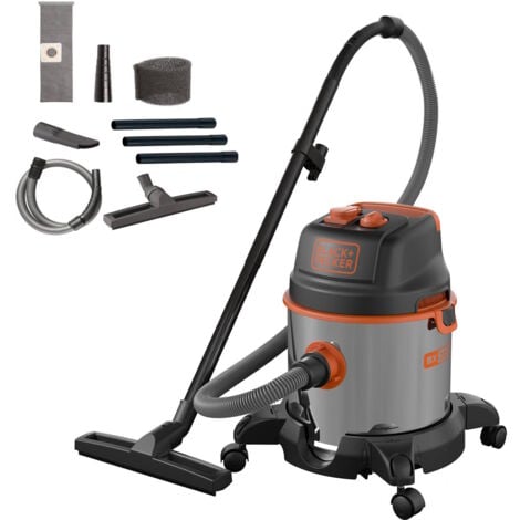 BLACK & DECKER BLACK+DECKER Aspiratore Solidi e Liquidi BXVC20XTE (1400 W, 20 l)