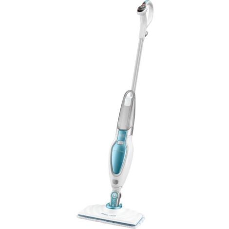 Black & Decker – Balai nettoyeur vapeur 1600W – Débit vapeur 110g/min – Réservoir 460ml – Temps de chauffe 15s – Longueur câble 6m – Pour sols durs - FSM16CD-QS