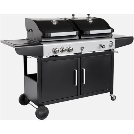 Black+Decker Barbeque Gas 3 Bruciatori e 1 Laterale