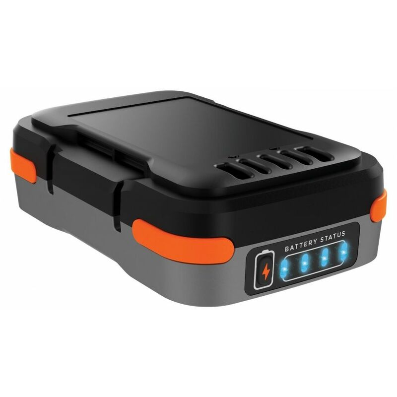 Black&decker - Batterie lithium 12V 1.5 Ah Chargeur de téléphone Black + Decker Sac de rangement + cable usb Voyant de charge