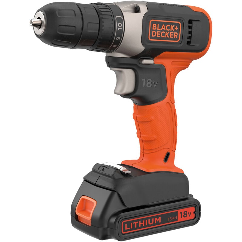 BCD003C2K 18v Drill driver 10mm keyless chuck - Black&decker