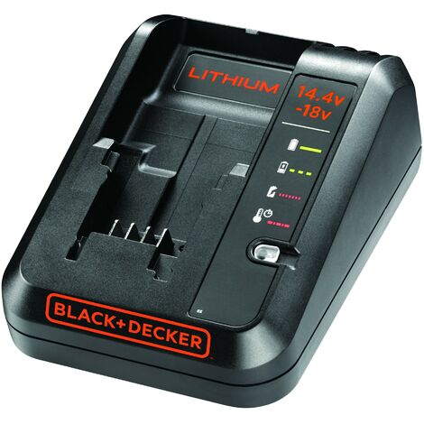 Black & Decker BDC1A-QW Cargador 1A para baterías de 14,4V y 18V