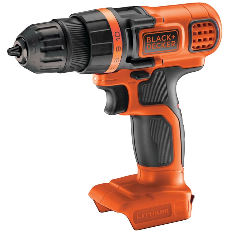 Black & Decker BDCDD18N-XJ perceuse 650 RPM Noir, Orange