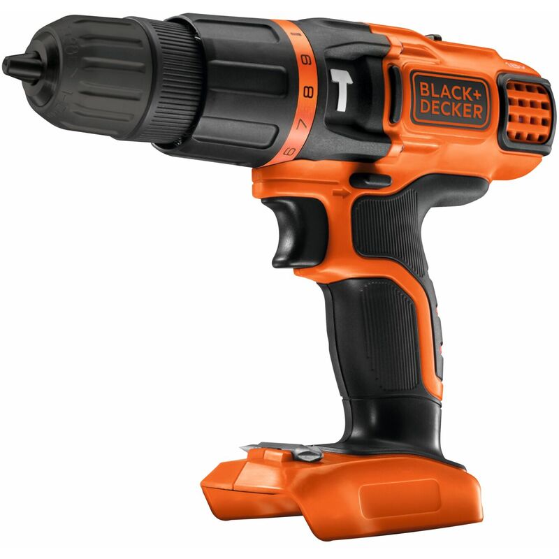 Perceuse à percussion 18V (sans batterie) Black+Decker BDCH188N-XJ