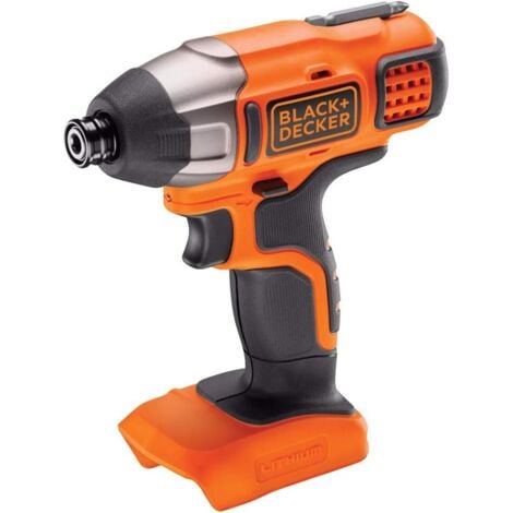 BLACK & DECKER Black &amp Decker BDCIM18N-XJ tournevis électrique et clé de impact 3000 RPM Noir, Orange