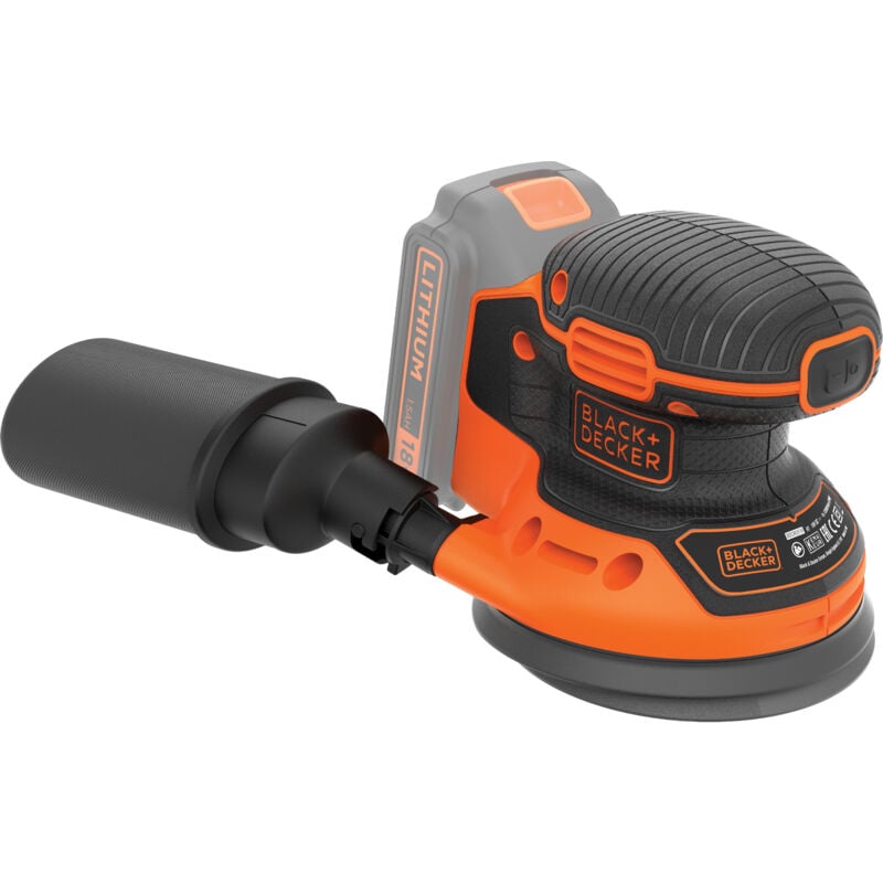 BDCROS18N 18v Orbital sander 125mm dia pad - Black&decker