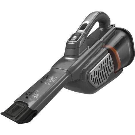 ATEN Black & Decker BHHV520JF-QW aspiradora de mano Negro, Plata, Titanio Sin bolsa
