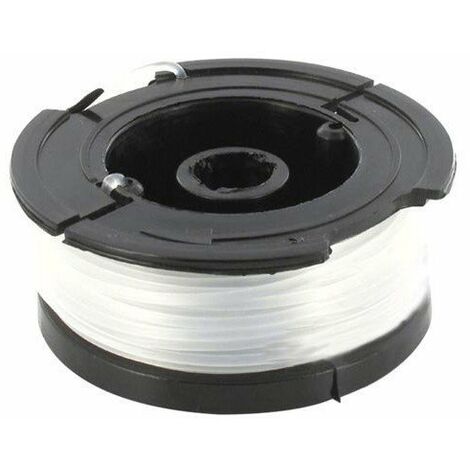 Black & Decker – Bobine fil coupe-bordure adaptable Ø 1.6 mm – Performance optimale pour débroussailleuses – Compatible avec modèles Black et Decker