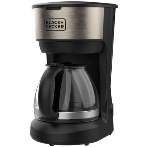 Black & Decker BXCO600E macchina caffè, nero, acciaio inox