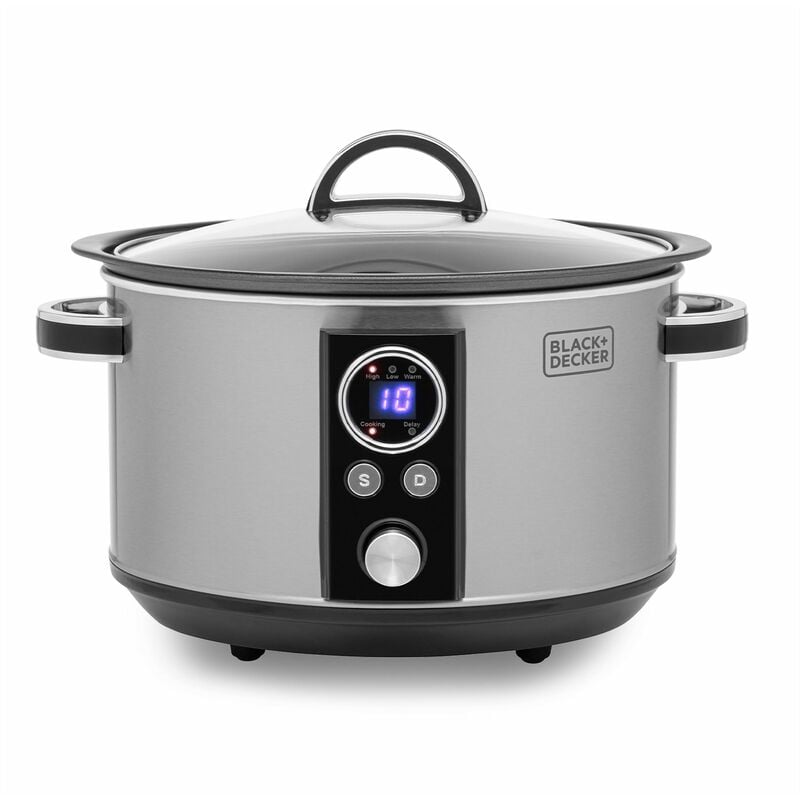 Black + Decker BXSC16045GB - 6.5 Litre Digital Slow Cooker