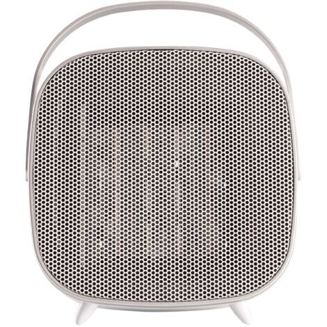 BLACK+DECKER BXSH1505E - Termoventilatore ceramico, compatto, potenza 1500W, motore DC, 2 potenze, sistema antiribaltamento, design elegante, fino a 15m2