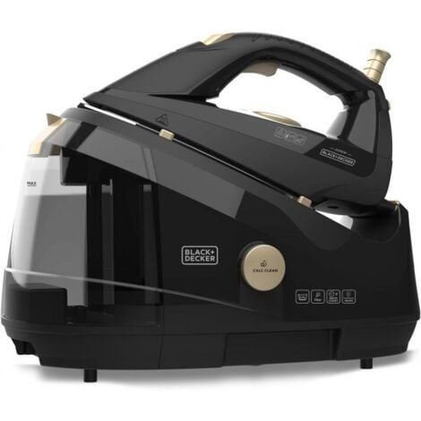 Black+decker bxss2400e - impianto a vapore da 2400 w, pressione 7 bar, vapore continuo 130 g/min, serbatoio da 2 litri, riscaldamento a 2 velocità, sistema infinity