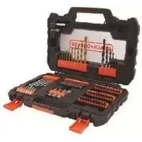 Black+Decker Coffret A7231 76 accessori neri